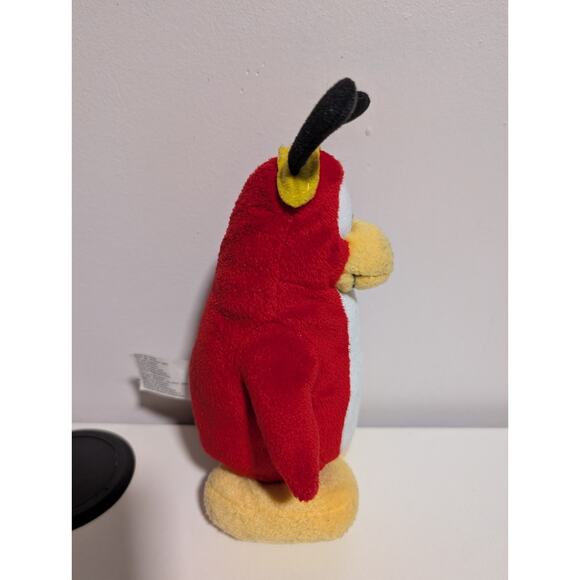 Disney Club Penguin Bee Red Plush Stuffed Animal Toy 8” - Picture 7 of 9